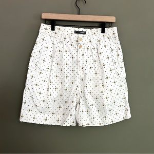 Vintage high waisted stars & polka dots shorts